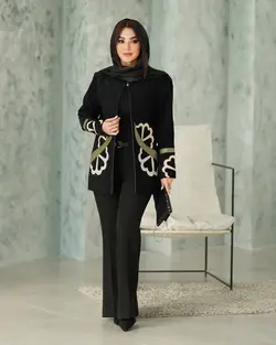 کت مجلسی مخمل تکه دوزی