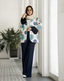 کت شلوار مروارید دوزی مزونی ملکا