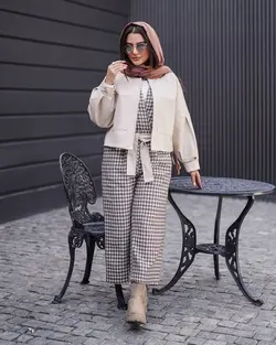 بیلرسوت کمر چرمی به همراه کراپ کت چرمی(به صورت جدا هم قابل خرید هست)