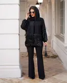 کت مجلسی پولک دوزی شده