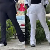 شلوار کتان کش دمپا زنانه کد ۰۴۰۱۰۵۳