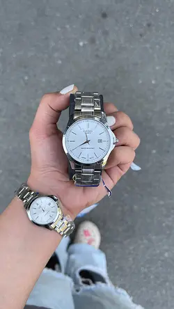ساعت کاسیو تقویم دار عقربه ای زنانه و مردانه