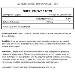 کافئین یو اس ان - USN Caffeine - فروشگاه استار مکمل بدنسازی ورزشی نمایندگی معتبر ایران امارات