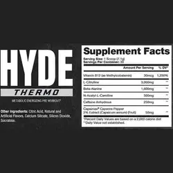 پمپ هاید ترمو پروساپس - ProSupps Hyde Thermo - فروشگاه استار مکمل بدنسازی ورزشی نمایندگی معتبر ایران امارات