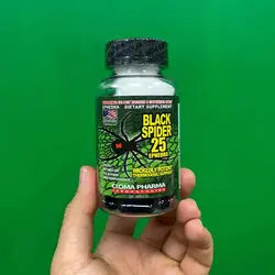 چربی سوز بلک اسپایدر 25 کلوما فارما - فروشگاه استار مکمل بدنسازی ورزشی نمایندگی معتبر ایران امارات