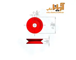پولی S(قرقره) - بسته 4 عددی