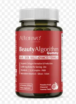 مکمل پاستیلی پوست و مو و ناخن بیوتی الگورتیم ۶۰ عددی افتر ایو AE BEAUTY ALGORITHM 60 GUMMIES P. FRUIT - لوازم آرایشی و بهداشتی کوزارکس جام