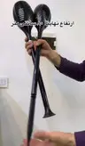 چراغ خورشیدی تزئینی طرح مشعل ۸۰ سانتی