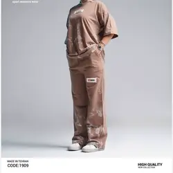 ست تیشرت و شلوار اسلش دخترانه