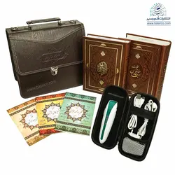 قلم قرآنی بصیر 40 گیگ با قرآن 604 صفحه‌ای (خط معمولی) و کلیات مفاتیح