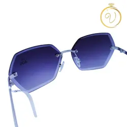 عینک آفتابی زنانه مشکی و قهوه ای با عدسی طوسی سایز بزرگ Voyage(دو رنگ) - six