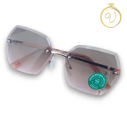 عینک آفتابی زنانه مشکی و قهوه ای با عدسی طوسی سایز بزرگ Voyage(دو رنگ) - six