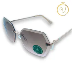 عینک آفتابی زنانه مشکی و قهوه ای با عدسی طوسی سایز بزرگ Voyage(دو رنگ) - six