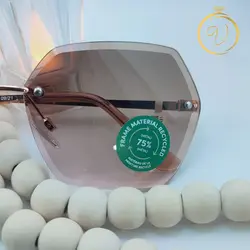 عینک آفتابی زنانه مشکی و قهوه ای با عدسی طوسی سایز بزرگ Voyage(دو رنگ) - six