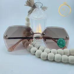 عینک آفتابی زنانه مشکی و قهوه ای با عدسی طوسی سایز بزرگ Voyage(دو رنگ) - six