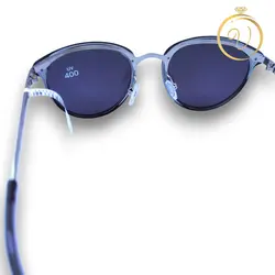 عینک آفتابی زنانه فریم دودی شفاف گرد با عدسی دودی سایه روشن مدل Urban Cool - six