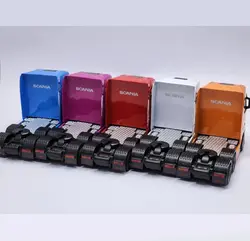 ماکت فلزی مدل اسکانیا دومحور (چراغ دار موزیکال عقبکش)