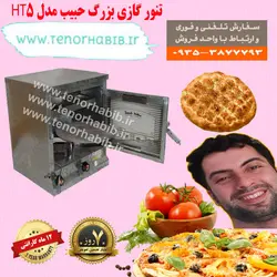 تنور گازی بزرگ خانگی حبیب مدل TH5