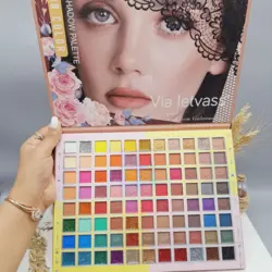پالت سایه میکاپ دارای همه طیف رنگی زیبا برند Via letvas کد 2338