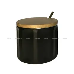 لیوان سرامیک درب دار قاشق دار کد 103505