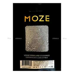 جوراب فاق باز نگین دار کد مدل زنبوری 002 برند Moze