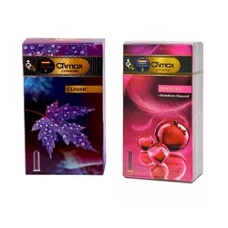 کاندوم کلایمکس مدل classic بسته 12 عددی به همراه کاندوم کلایمکس مدل Sensitive  بسته 12 عددی