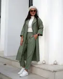 ست مانتو و شلوار( فلورا)