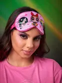 ماسک چشم صورتی طرح دختران پاورپاف