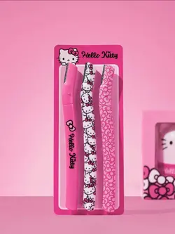 ست ۳ عددی تیغ ابرو طرح هلو کیتی