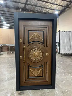 درب ضدسرقت چوب گردو