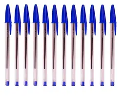 خودکار بیک مدل کریستال medium بسته 12 عددی