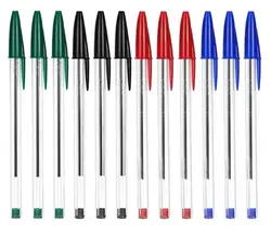 خودکار بیک مدل کریستال medium بسته 12 عددی