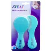 شانه و برس ماساژ Aveat - مراقبت از موهای نوزاد