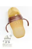 ست شیشه شیر ، پستونک میوه خوری نوزاد آلگو Algo عسلی مناسب بدو تولد