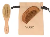ست شانه و برس چوبی نوزاد ووسه VOSE
