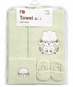 سرویس حوله نوزاد مادرکر mothercare طرح حیوانات سیسمونی مانی نی
