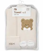 سرویس حوله نوزاد مادرکر mothercare طرح حیوانات سیسمونی مانی نی