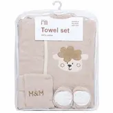 سرویس حوله نوزاد مادرکر mothercare طرح حیوانات سیسمونی مانی نی