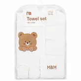 سرویس حوله نوزاد مادرکر mothercare طرح حیوانات سیسمونی مانی نی