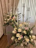 دکور بله برون گل آرایی شمعدون فلوبار