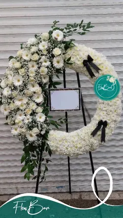 تاج گل درباری ترحیم فلوبار