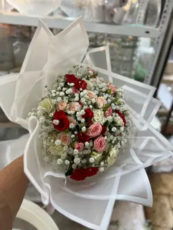 دسته گل رز مینیاتوری فلوبار