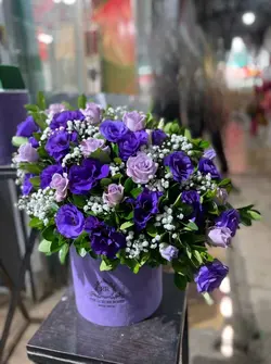 باکس گل بنفش فلوبار