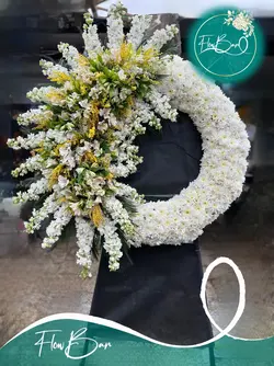 تاج گل درباری ترحیمی فلوبار