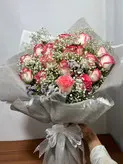 دسته گل رز لب ماتیکی فلوبار