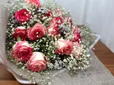 دسته گل رز لب ماتیکی فلوبار