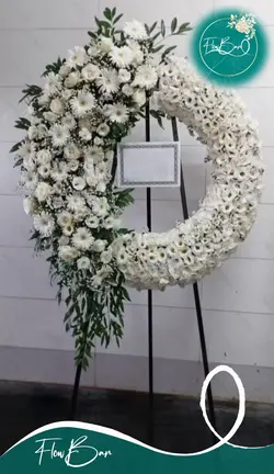 تاج گل درباری ترحیمی فلوبار