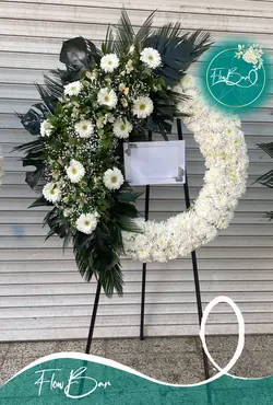 تاج گل درباری ترحیمی فلوبار