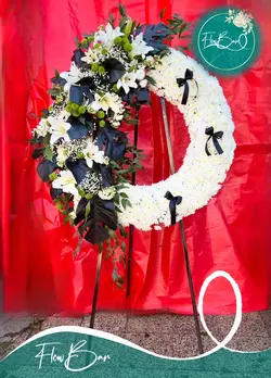 تاج گل درباری ترحیمی فلوبار