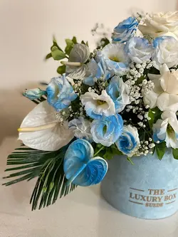 باکس گل آبی فلوبار